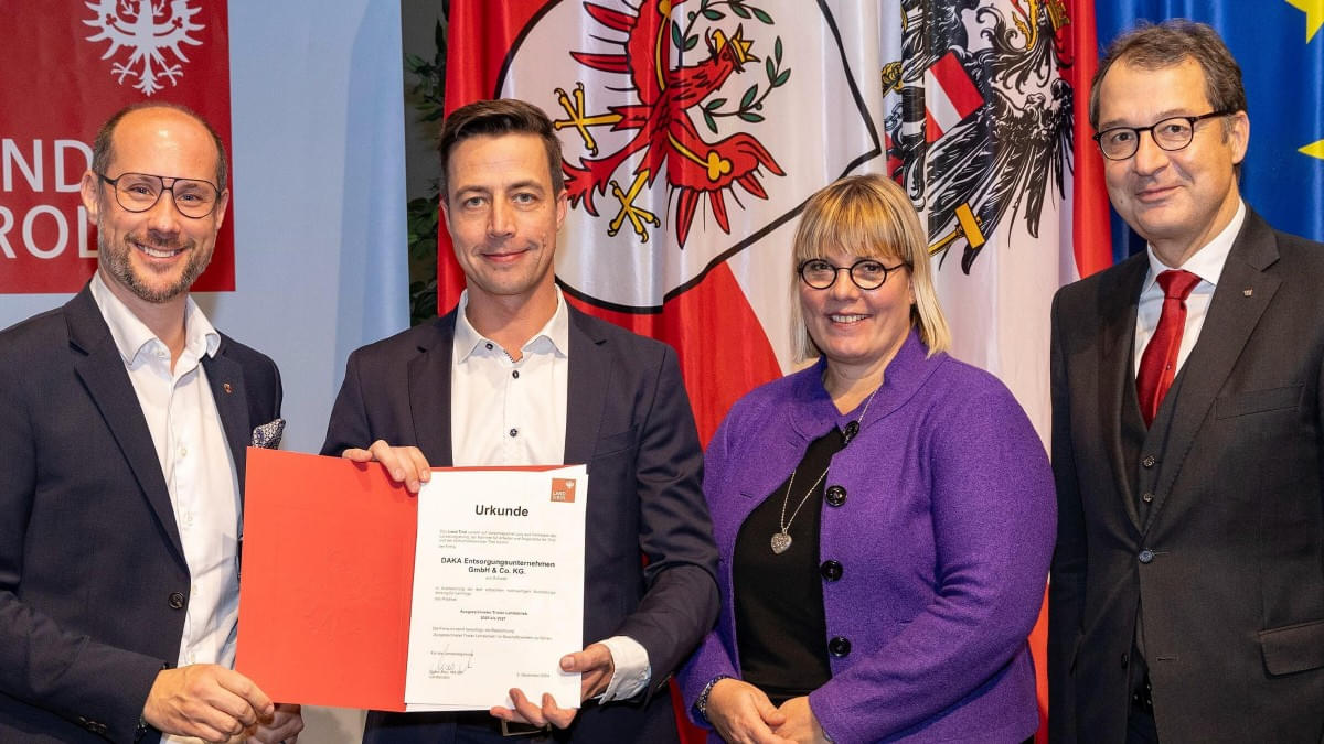 Eine Auszeichnung, auf die wir stolz sind!